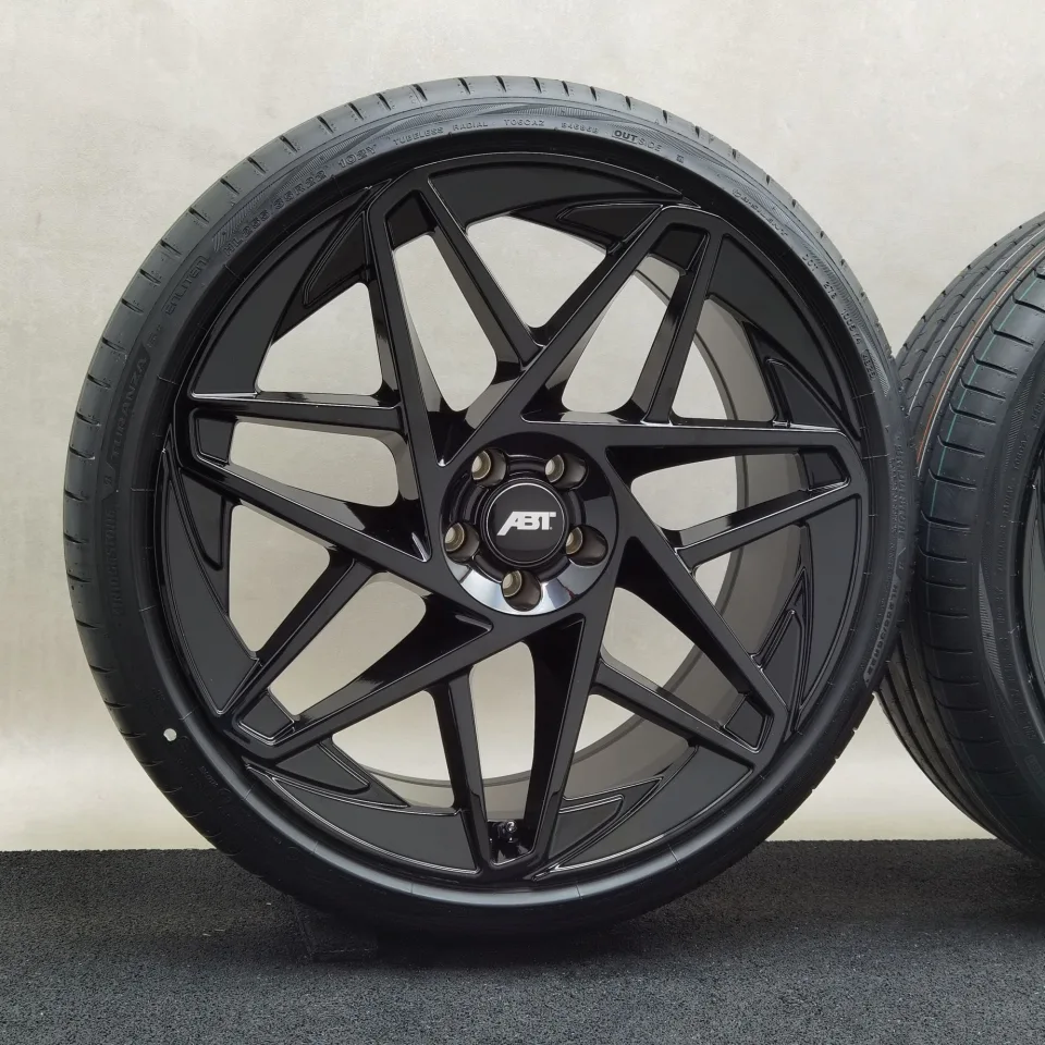 22 Zoll ABT Sportsline EVO22 Glossy black Sommerräder / Bridgestone Turanza 6 B-Silent HL 255/35 R22 – Bild 2