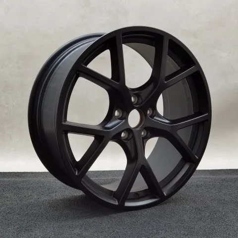 19 Zoll Audi 5-Y-Speichen Schwarz matt Alufelge