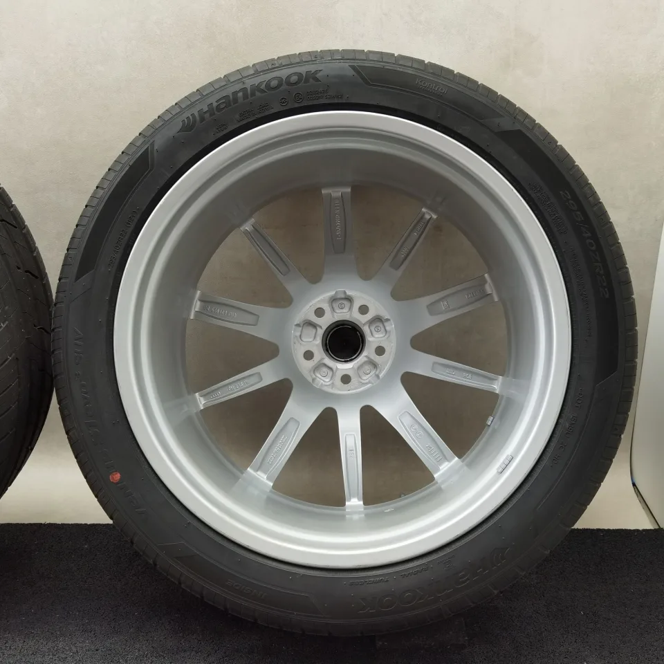 22 Zoll Audi 10-Speichen-Stern Silber Sommerräder / Hankook Ventus S1 evo3 SUV (K127A) 295/40 R22 – Bild 7
