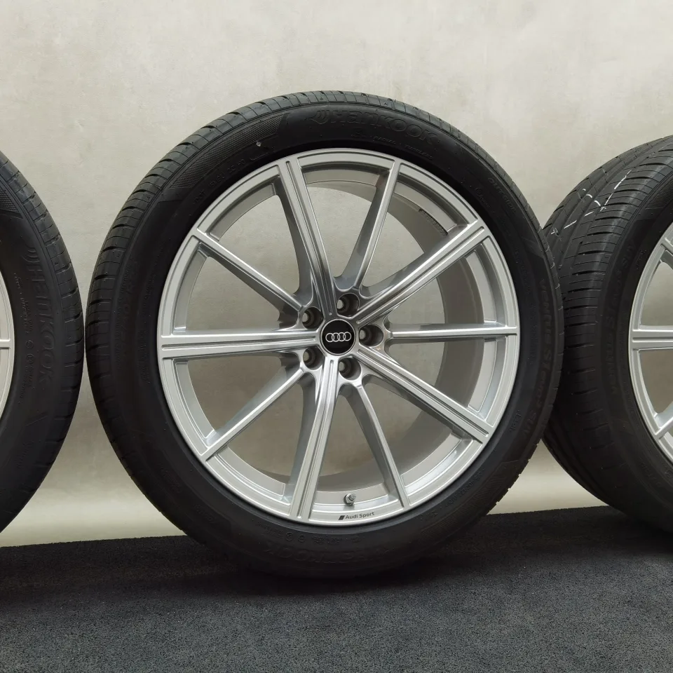 22 Zoll Audi 10-Speichen-Stern Silber Sommerräder / Hankook Ventus S1 evo3 SUV (K127A) 295/40 R22 – Bild 4