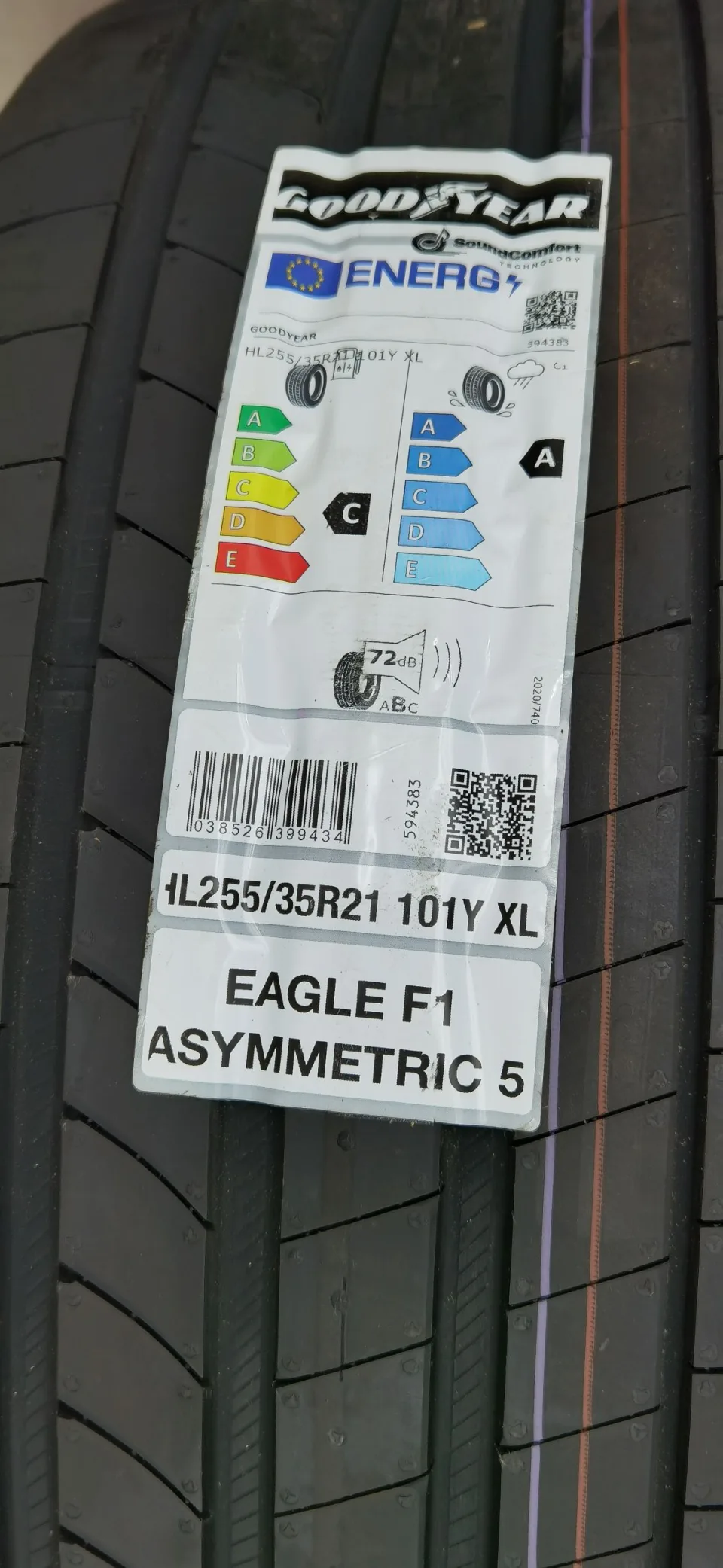 21 Zoll ABT Sportsline HR21 Glossy black Sommerräder / Goodyear Eagle F1 Asymmetric 5 AO SoundComfort 255/35 R21 – Bild 3