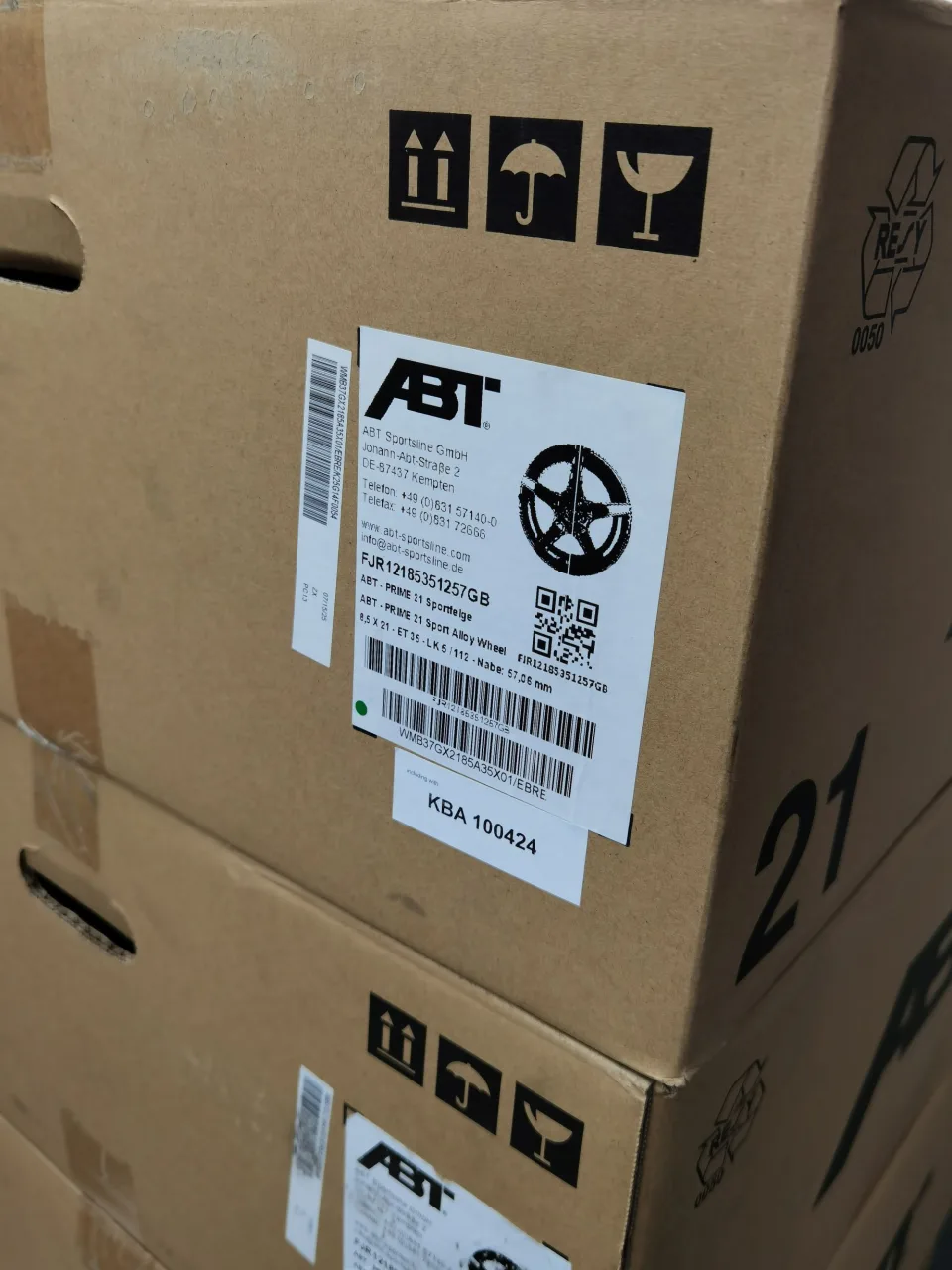 21 Zoll ABT Sportsline Prime Glossy black Alufelgen – Bild 5