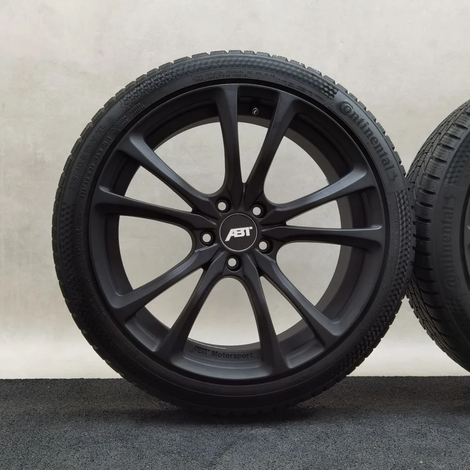 19 Zoll ABT Sportsline ER-C19 Matt black Winterräder / Continental WinterContact TS 870 P 235/40 R19 – Bild 3