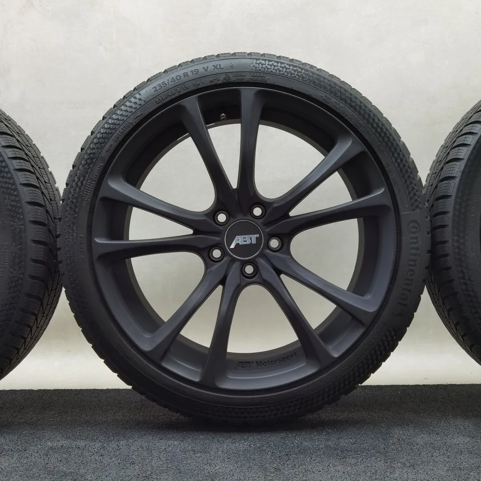 19 Zoll ABT Sportsline ER-C19 Matt black Winterräder / Continental WinterContact TS 870 P 235/40 R19 – Bild 5