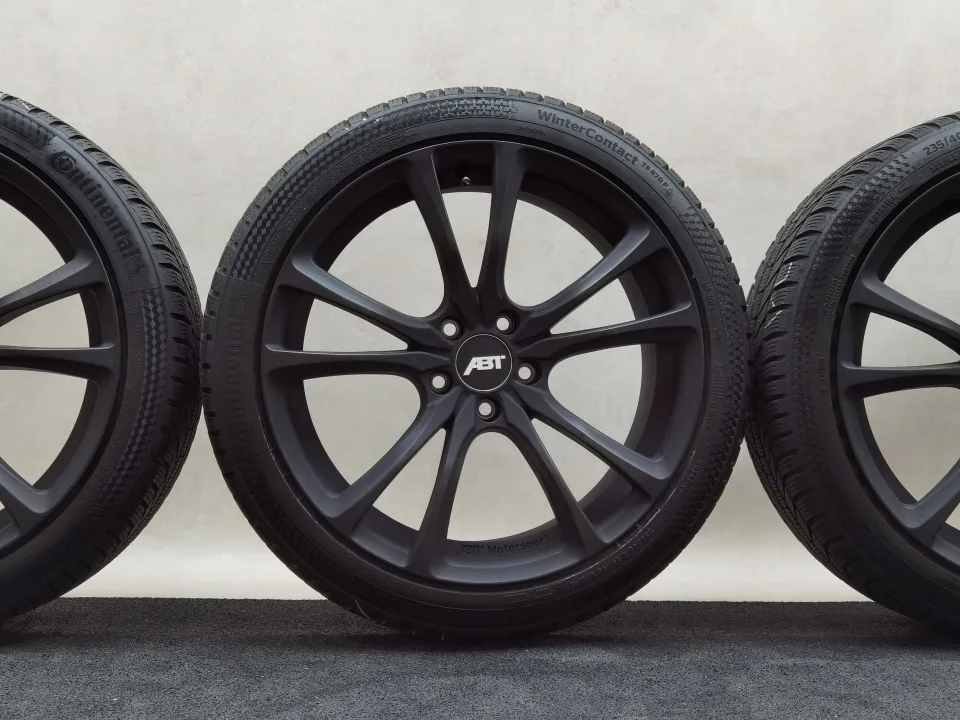 19 Zoll ABT Sportsline ER-C19 Matt black Winterräder / Continental WinterContact TS 870 P 235/40 R19 – Bild 1