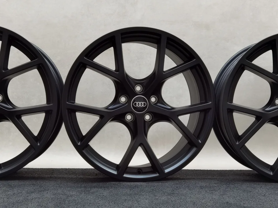 19 Zoll Audi 5-Y-Speichen Schwarz matt Alufelgen – Bild 1