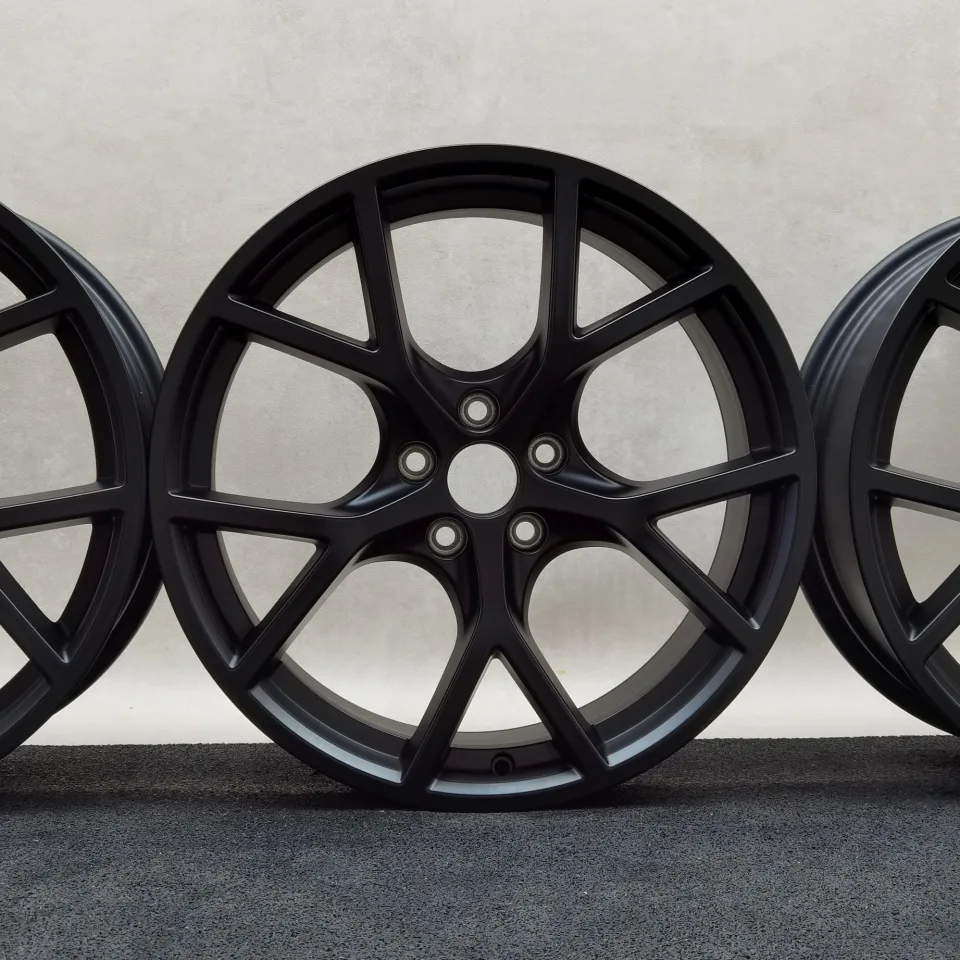 19 Zoll Audi 5-Y-Speichen Schwarz matt Alufelgen – Bild 3