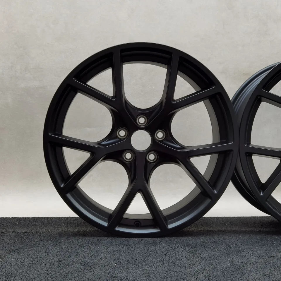 19 Zoll Audi 5-Y-Speichen Schwarz matt Alufelgen – Bild 2
