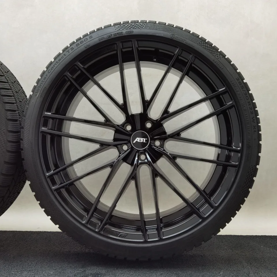 22 Zoll ABT Sportsline HR22 Glossy black Winterräder / Continental WinterContact TS 860 S (AO) 285/30 R22 – Bild 6