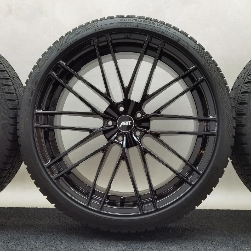 22 Zoll ABT Sportsline HR22 Glossy black Winterräder / Continental WinterContact TS 860 S (AO) 285/30 R22 – Bild 5