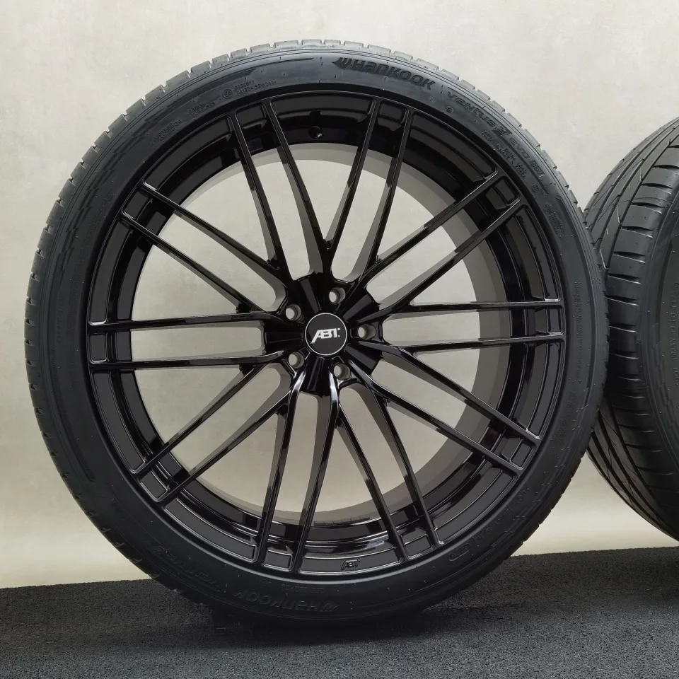 23 Zoll ABT Sportsline HR23 Glossy black Sommerräder / Hankook Ventus evo SUV 295/35 R23 – Bild 3