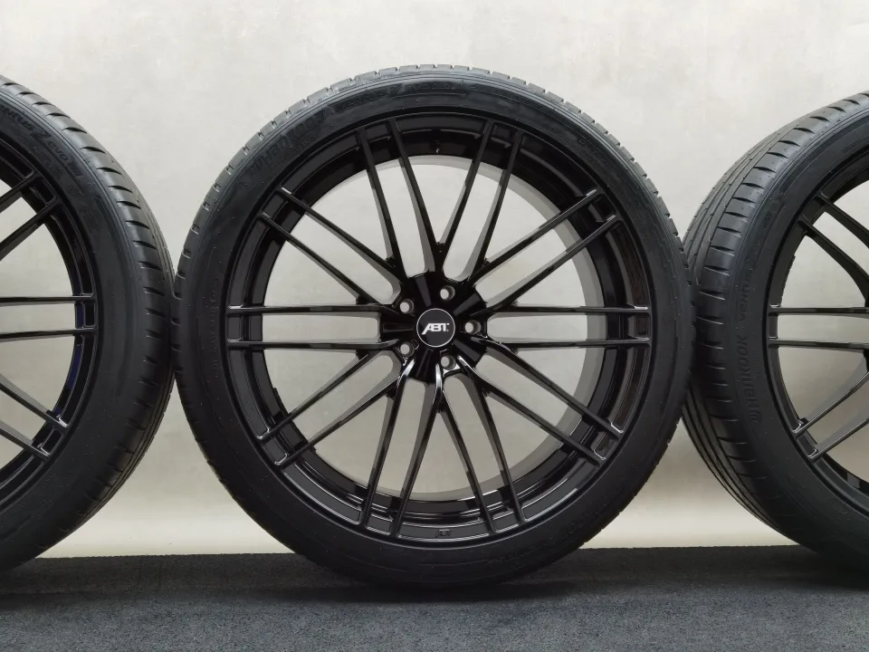 23 Zoll ABT Sportsline HR23 Glossy black Sommerräder / Hankook Ventus evo SUV 295/35 R23 – Bild 1