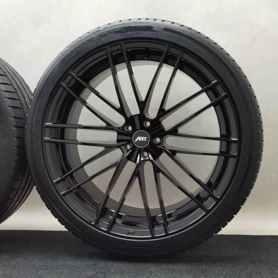 23 Zoll ABT Sportsline HR23 Glossy black Sommerräder / Hankook Ventus evo SUV 295/35 R23 – Bild 6