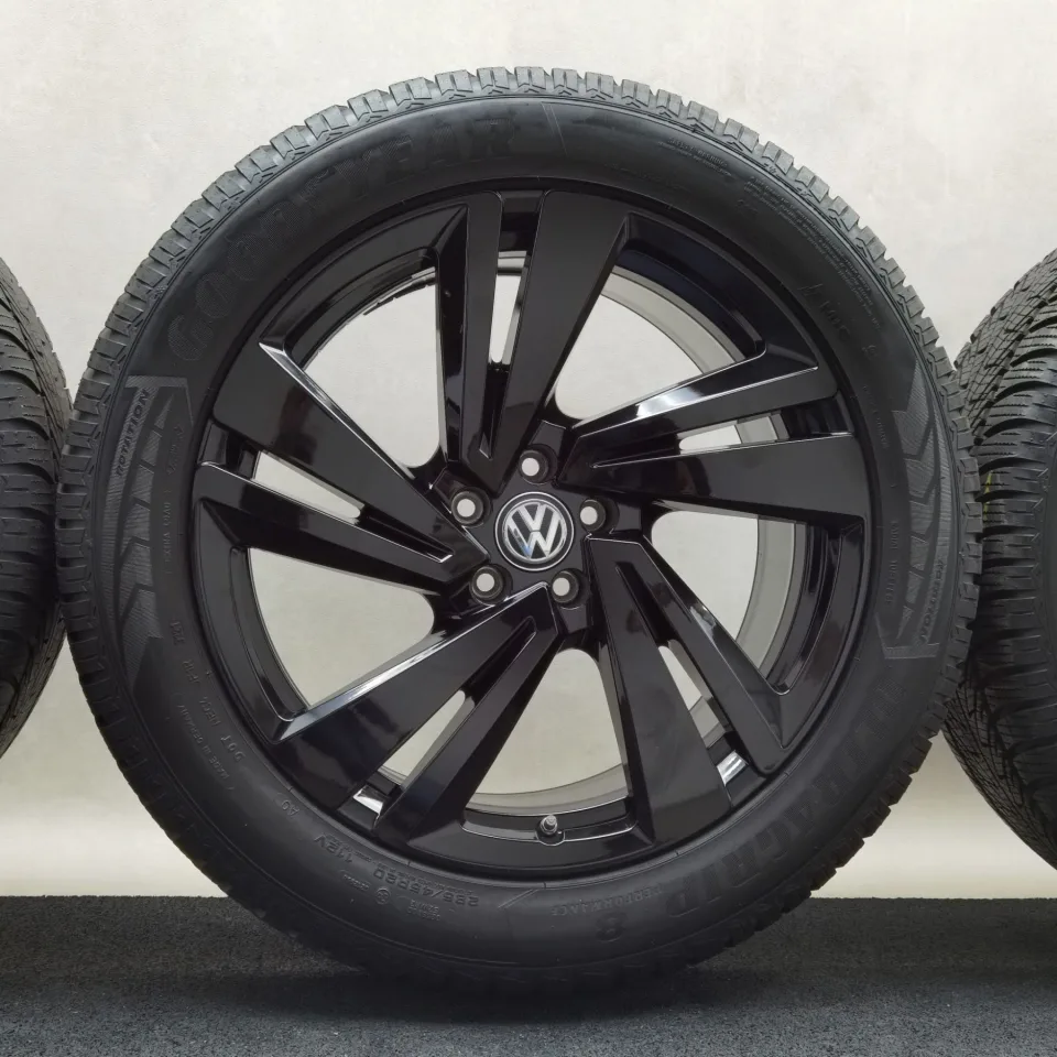 20 Zoll Volkswagen Nevada Schwarz glänzend Winterräder / Goodyear Ultra Grip 8 Performance AO 285/45 R20 – Bild 4
