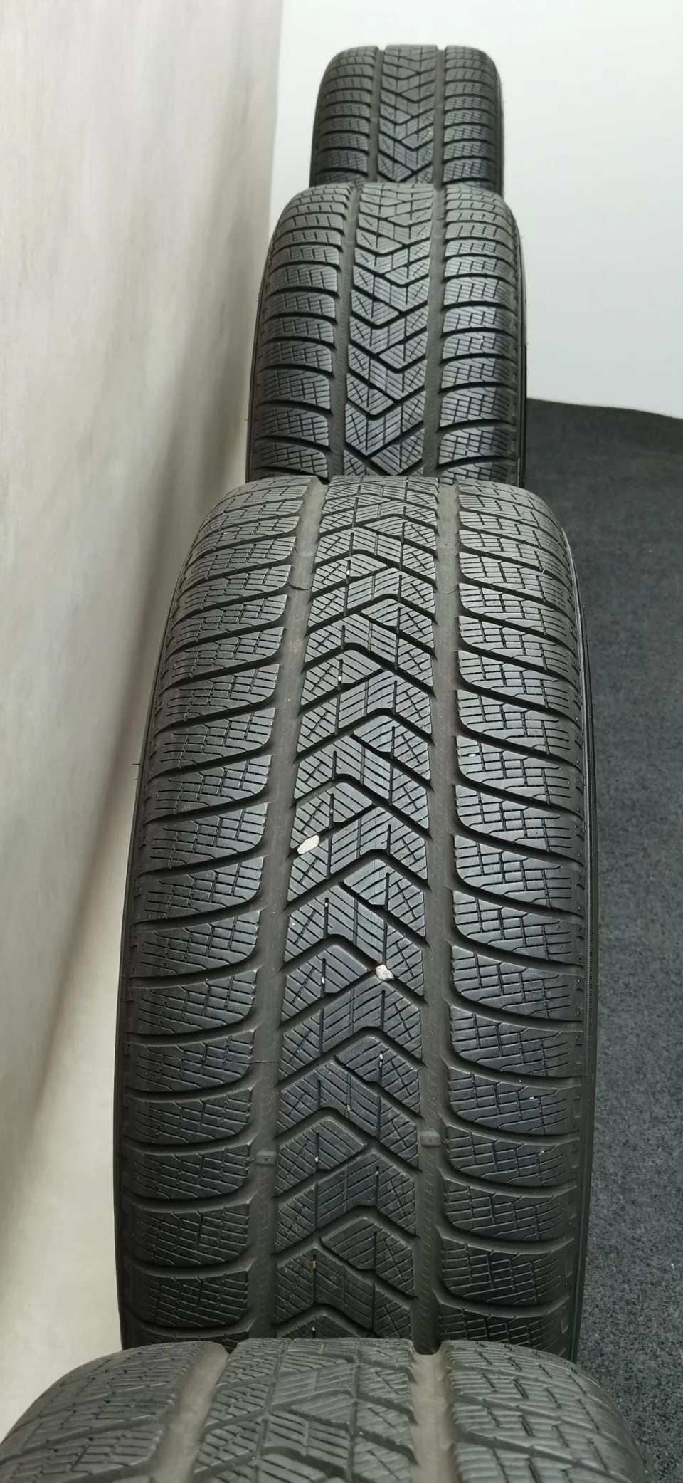 19 Zoll Volkswagen Osorno Silber Winterräder / Pirelli Scorpion Winter AO 255/55 R19 – Bild 2