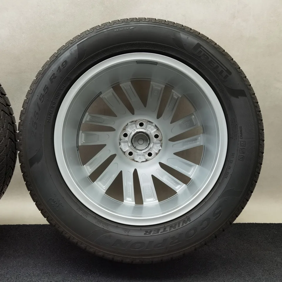 19 Zoll Volkswagen Osorno Silber Winterräder / Pirelli Scorpion Winter AO 255/55 R19 – Bild 7