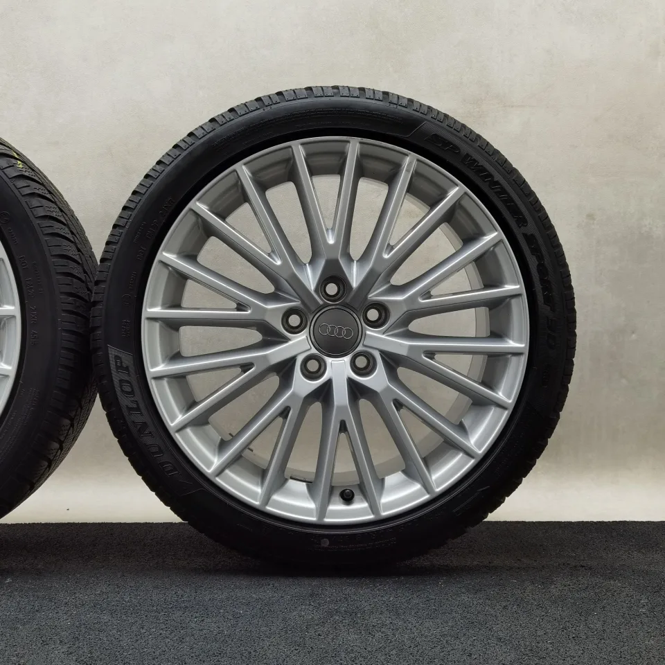 18 Zoll Audi 20-Speichen-V Silber Winterräder / Dunlop SP Winter Sport 3D AO 245/40 R18 – Bild 7