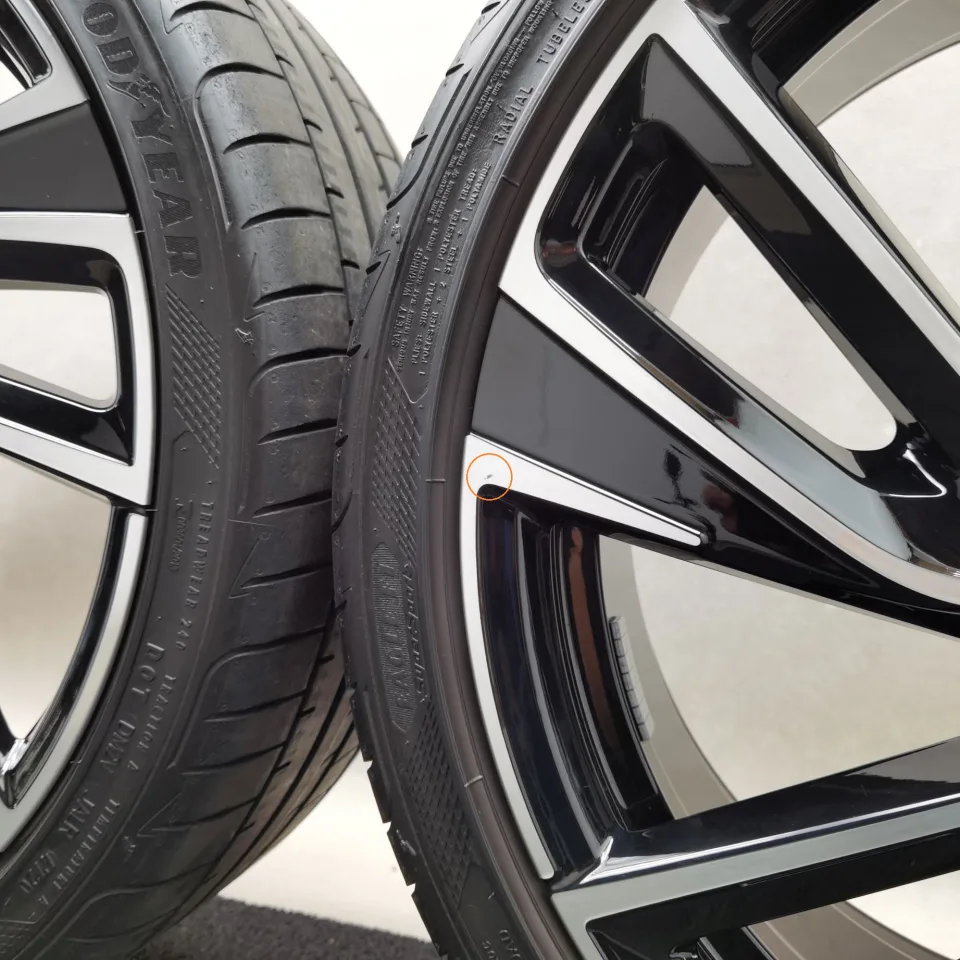 19 Zoll Volkswagen Adelaide Schwarz glänzend, glanzgedreht Sommerräder / Goodyear Eagle F1 Supersport 235/35 R19 – Bild 7