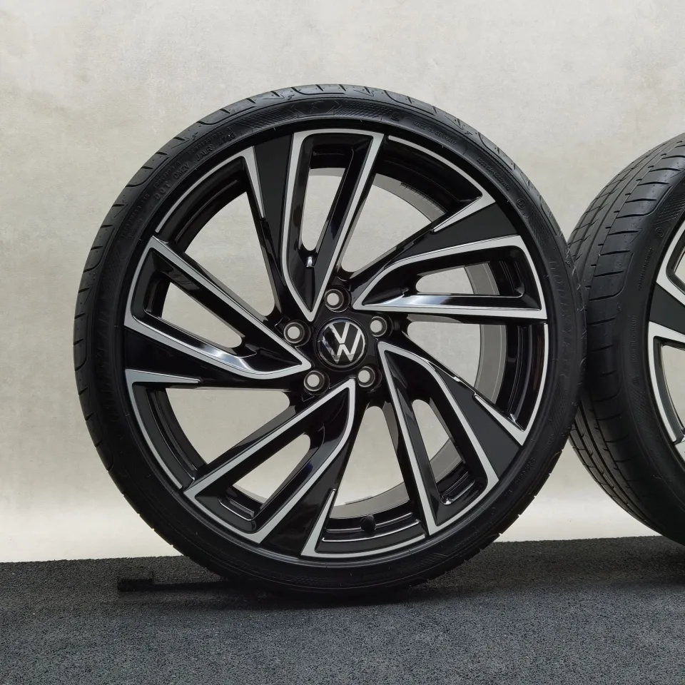 19 Zoll Volkswagen Adelaide Schwarz glänzend, glanzgedreht Sommerräder / Goodyear Eagle F1 Supersport 235/35 R19 – Bild 3