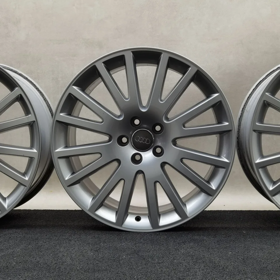 19 Zoll Audi 8-V-Speichen Silber Alufelgen – Bild 8
