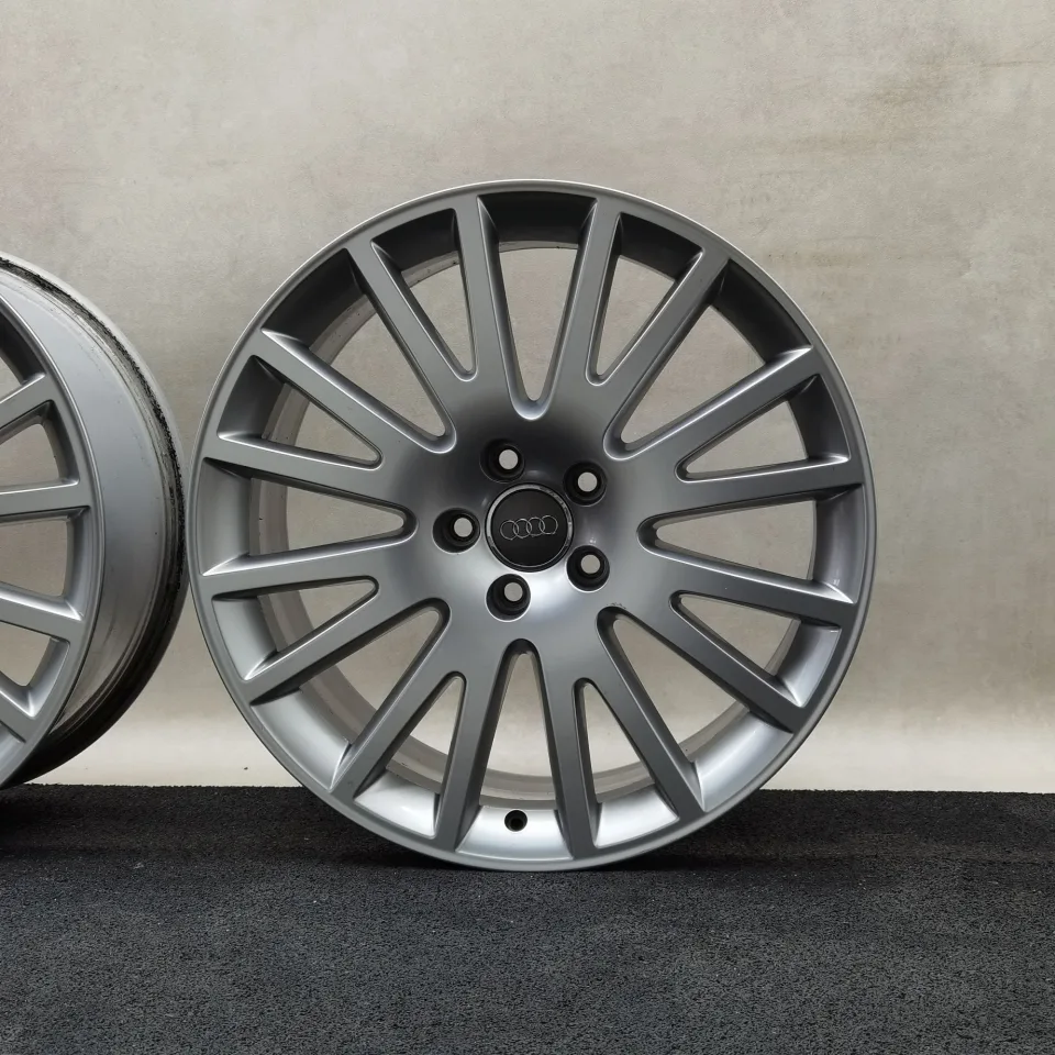 19 Zoll Audi 8-V-Speichen Silber Alufelgen – Bild 11