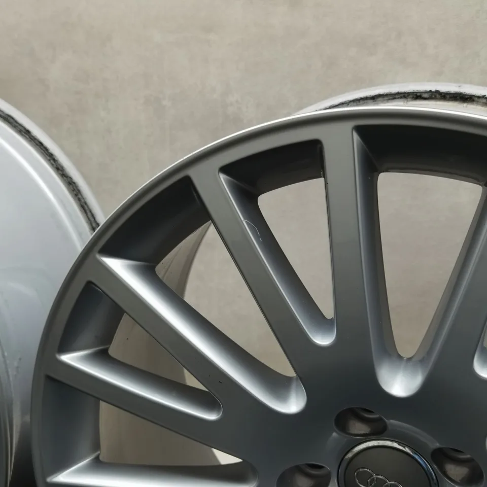 19 Zoll Audi 8-V-Speichen Silber Alufelgen – Bild 9