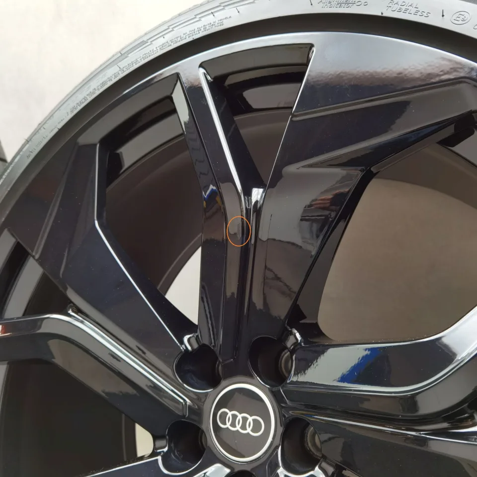 23 Zoll Audi 5-Y-Speichen-Rotor Schwarz glänzend Sommerräder / Hankook Ventus evo SUV 295/35 R23 – Bild 7