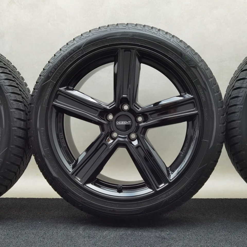 19 Zoll Dezent KG Schwarz glänzend Winterräder / Goodyear Ultragrip Performance + 245/45 R19 – Bild 8