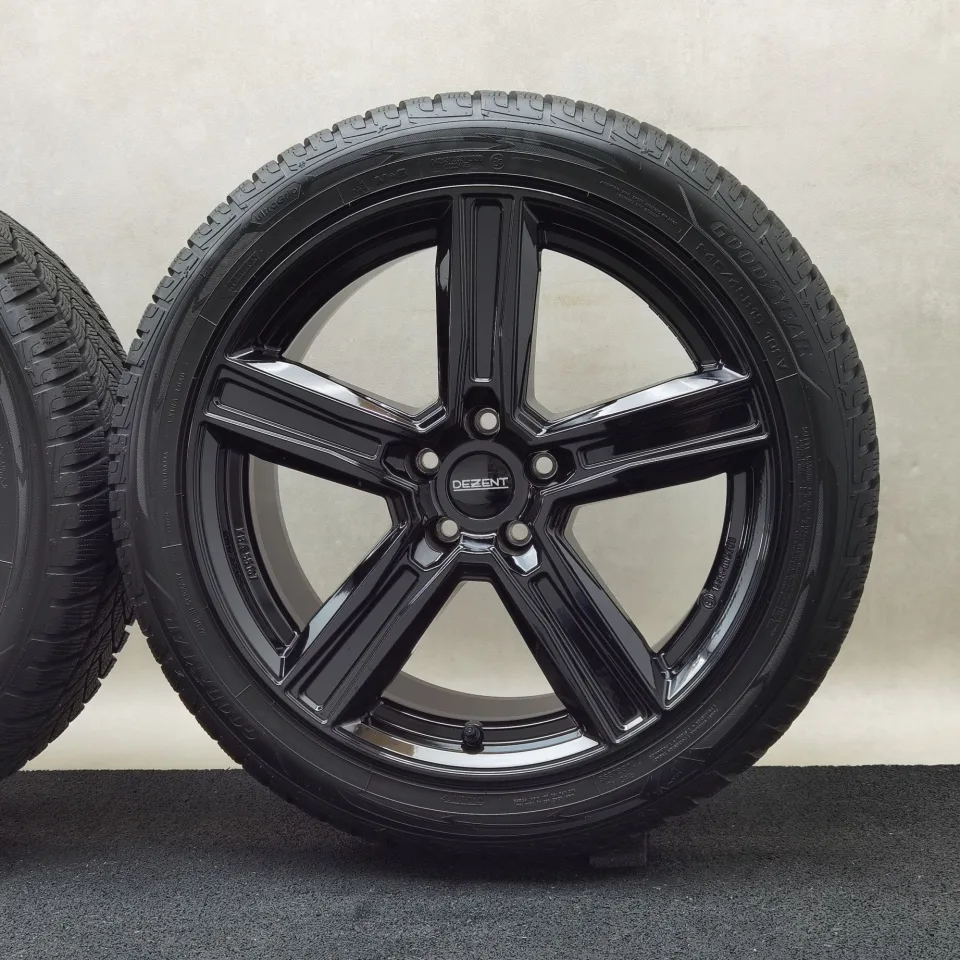 19 Zoll Dezent KG Schwarz glänzend Winterräder / Goodyear Ultragrip Performance + 245/45 R19 – Bild 9