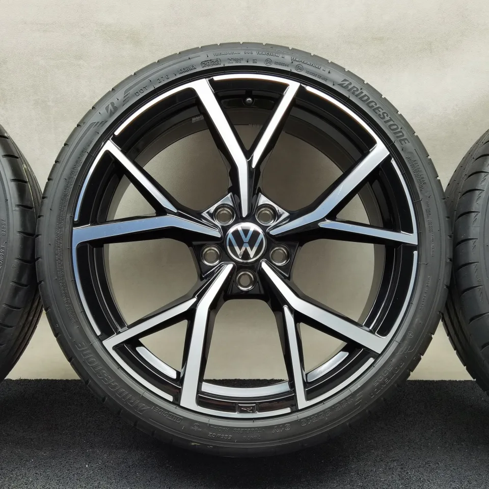 19 Zoll Volkswagen Estoril Schwarz glänzend, glanzgedreht Sommerräder / Bridgestone Potenza S005 (AO) 235/35 R19 – Bild 6
