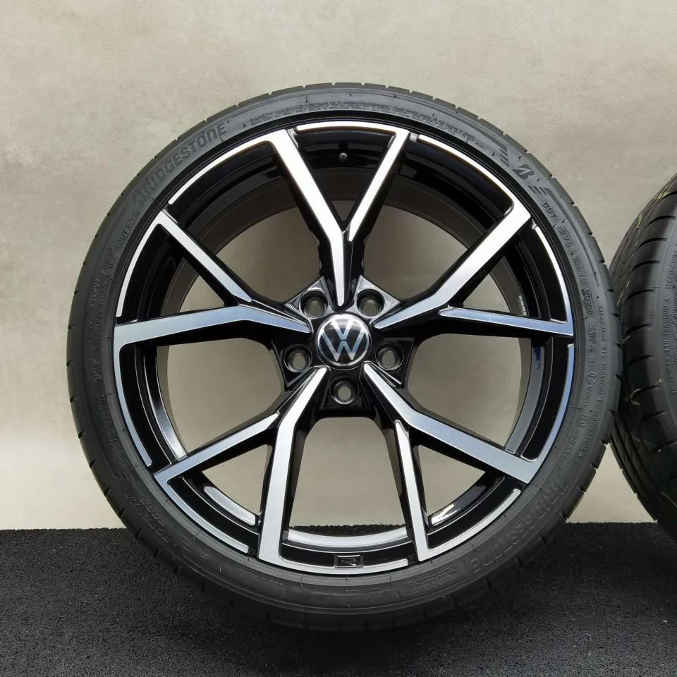 19 Zoll Volkswagen Estoril Schwarz glänzend, glanzgedreht Sommerräder / Bridgestone Potenza S005 (AO) 235/35 R19 – Bild 3
