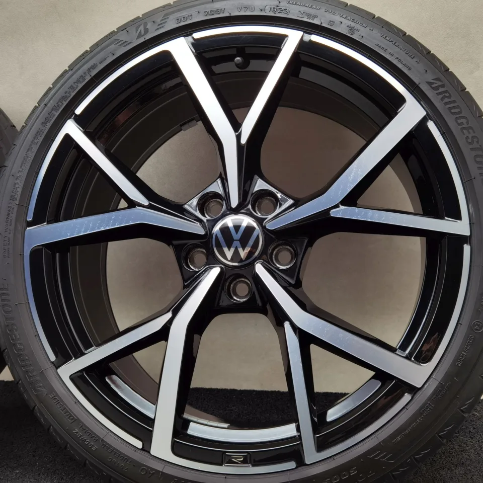 19 Zoll Volkswagen Estoril Schwarz glänzend, glanzgedreht Sommerräder / Bridgestone Potenza S005 (AO) 235/35 R19 – Bild 10
