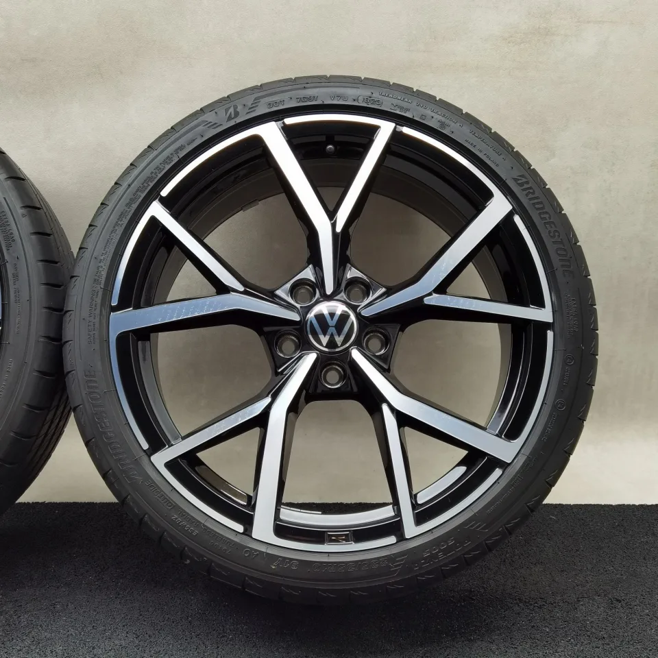 19 Zoll Volkswagen Estoril Schwarz glänzend, glanzgedreht Sommerräder / Bridgestone Potenza S005 (AO) 235/35 R19 – Bild 9