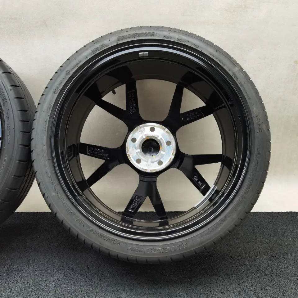 19 Zoll Volkswagen Estoril Schwarz glänzend, glanzgedreht Sommerräder / Bridgestone Potenza S005 (AO) 235/35 R19 – Bild 11