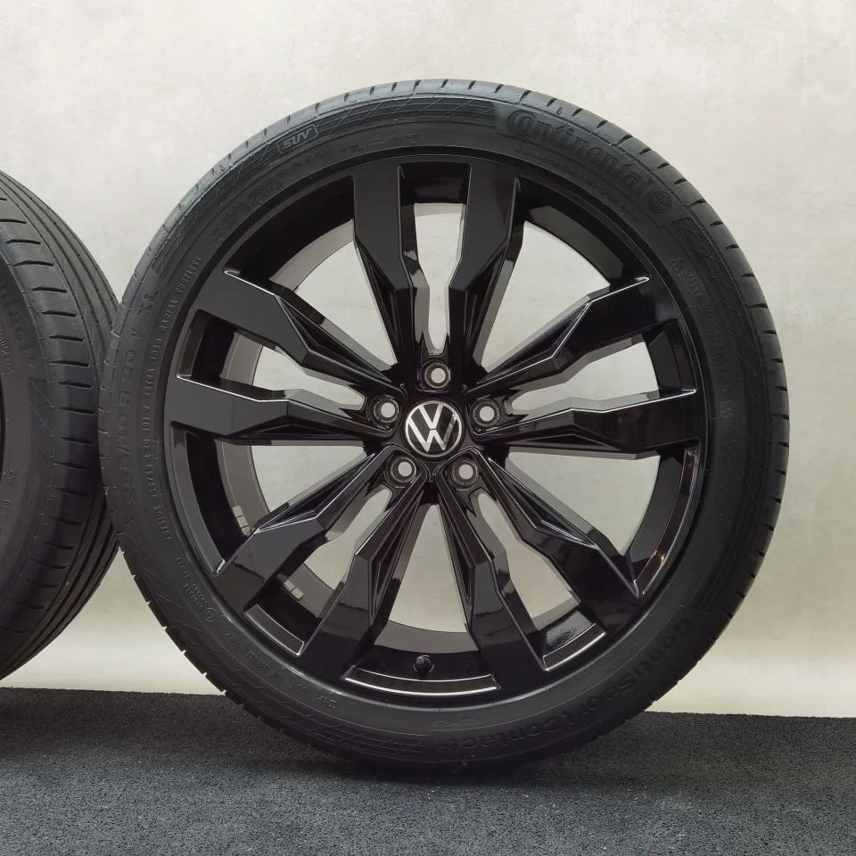 20 Zoll Volkswagen Suzuka Schwarz glänzend Sommerräder / Continental ContiSportContact 5 (ContiSeal) 255/40 R20 – Bild 8