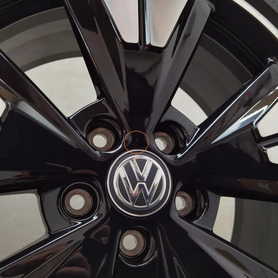 19 Zoll Volkswagen Halmstad Schwarz glänzend, glanzgedreht Sommerräder / Hankook Ventus evo SUV (+) 245/45 R19 – Bild 8