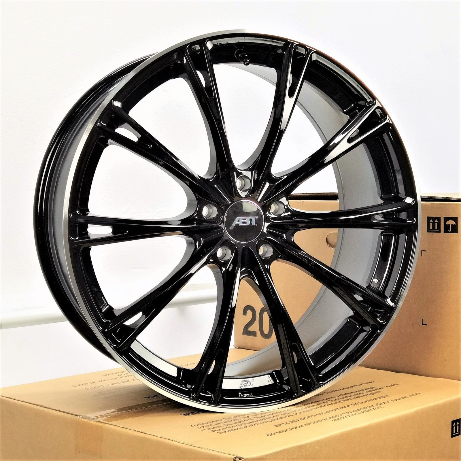 20 Zoll ABT Sportsline GR20 Glossy black, glanzgedreht Alufelgen
