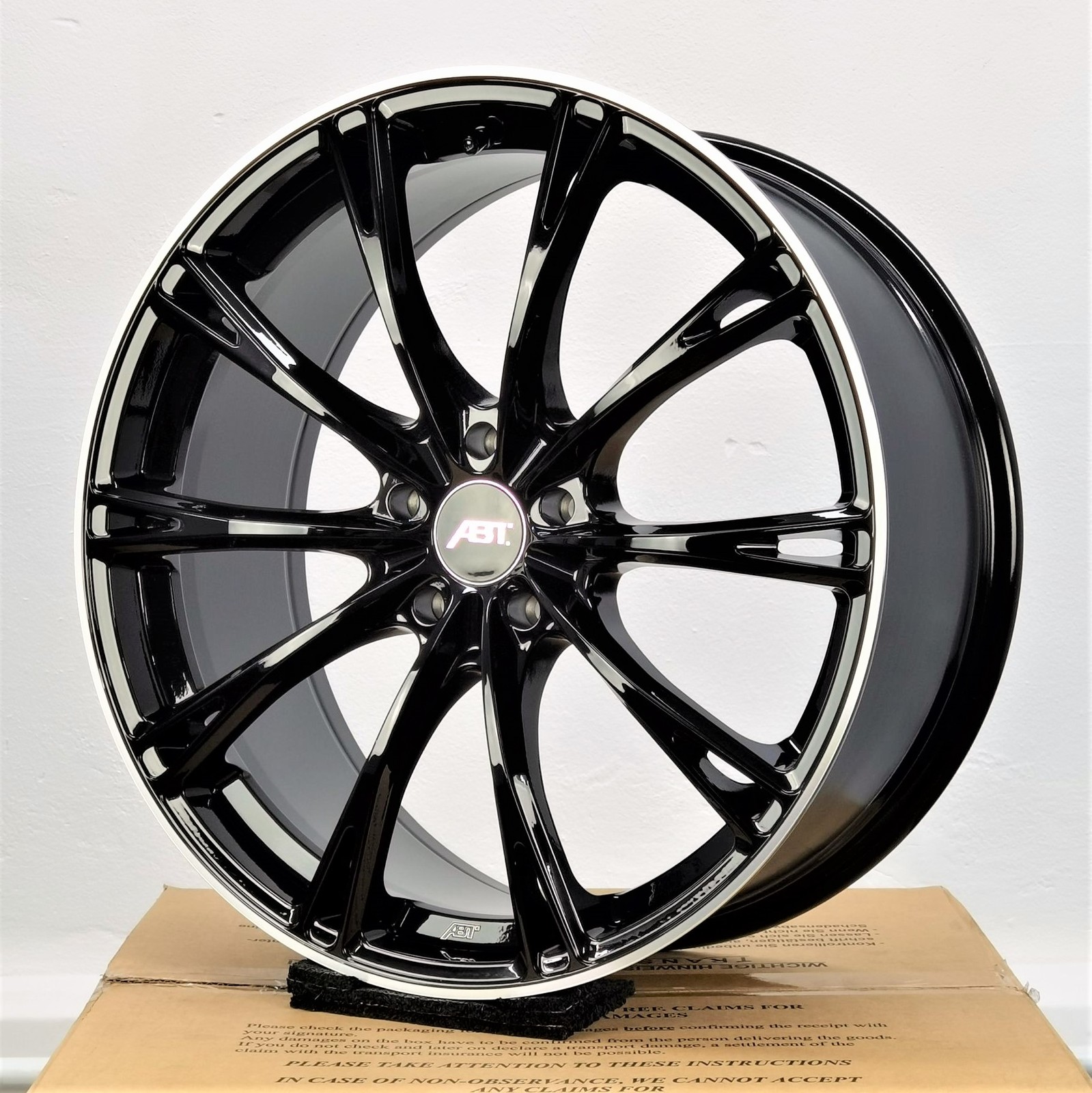 20 Zoll ABT Sportsline GR20 Glossy black, glanzgedreht Alufelgen – Bild 6