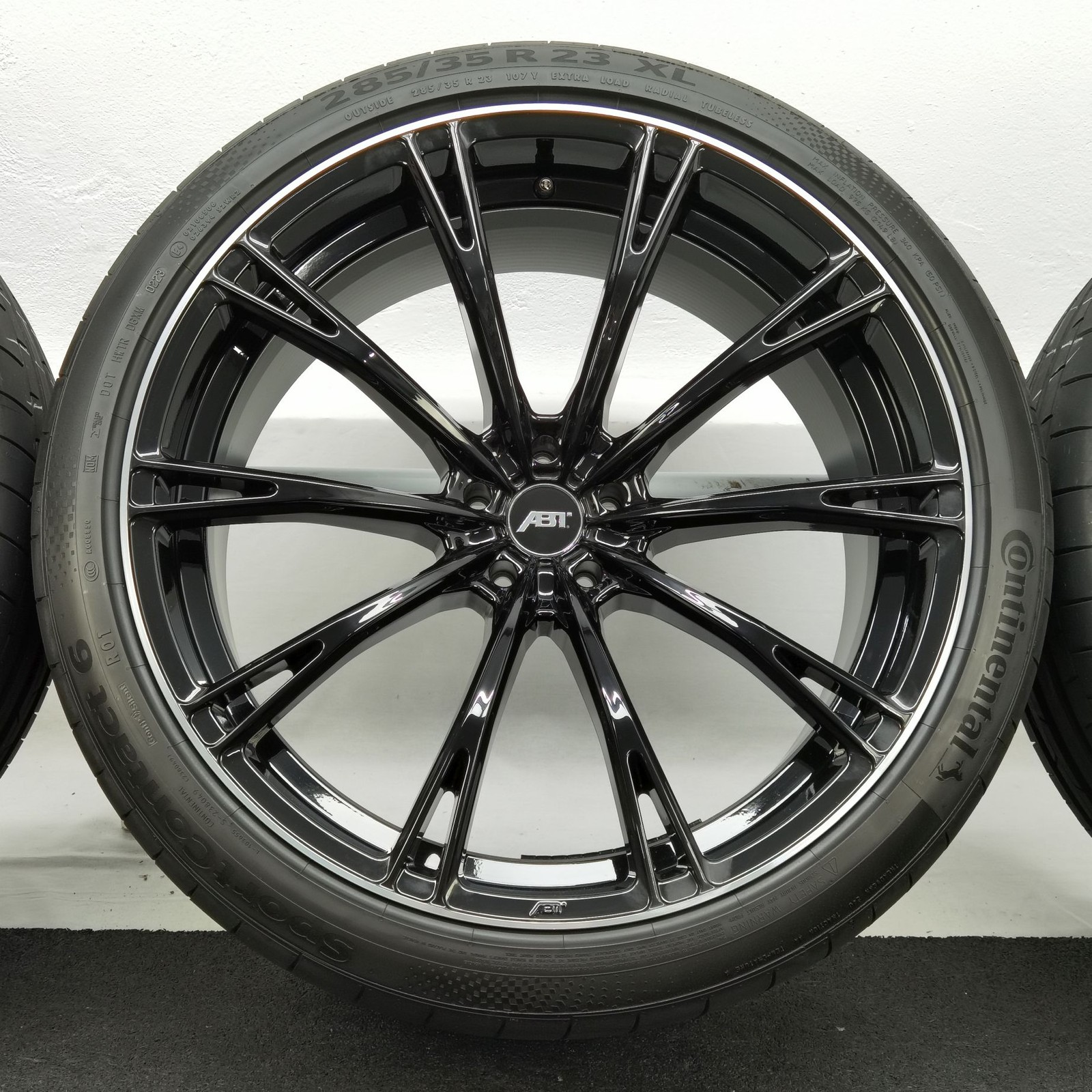 23 Zoll ABT Sportsline GR23 Glossy black, glanzgedreht Sommerräder / Continental SportContact 6 (R01) 285/35 R23 – Bild 6