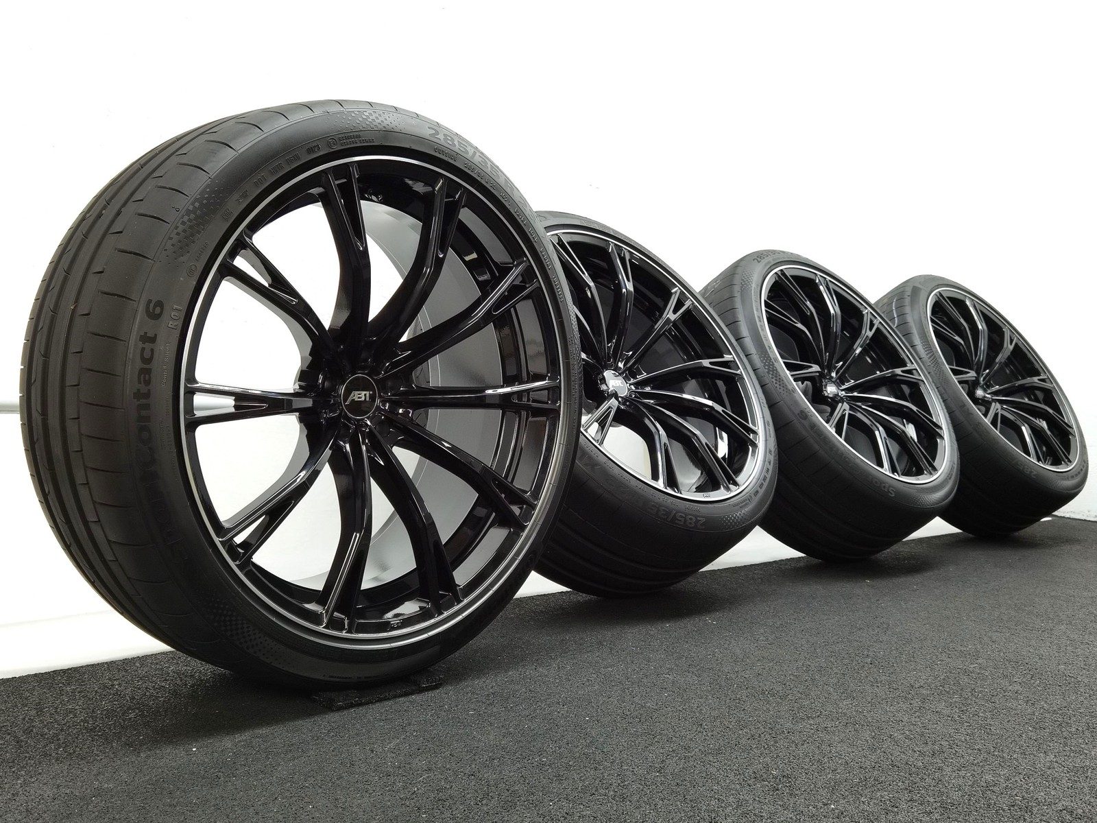 23 Zoll ABT Sportsline GR23 Glossy black, glanzgedreht Sommerräder / Continental SportContact 6 (R01) 285/35 R23 – Bild 2