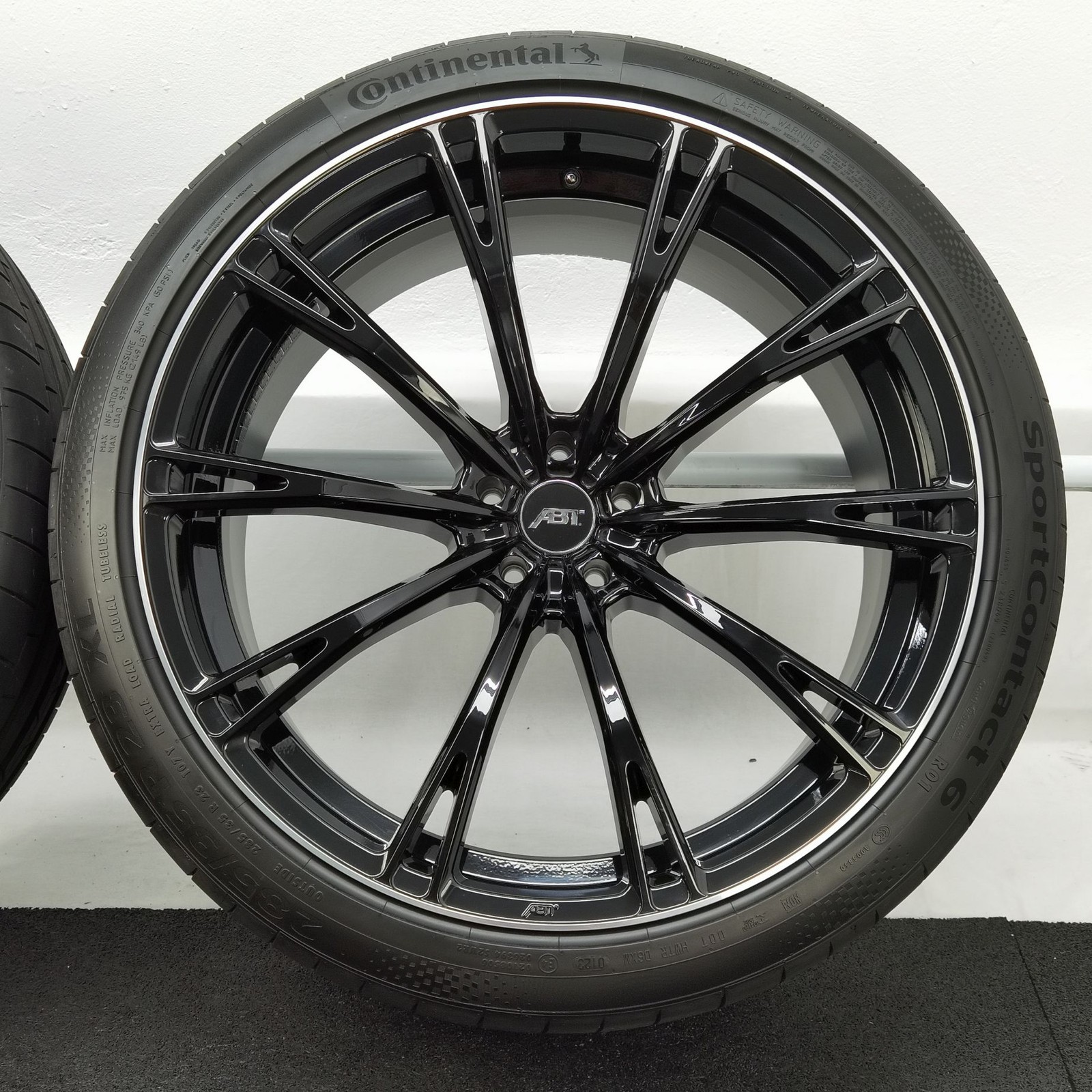 23 Zoll ABT Sportsline GR23 Glossy black, glanzgedreht Sommerräder / Continental SportContact 6 (R01) 285/35 R23 – Bild 7