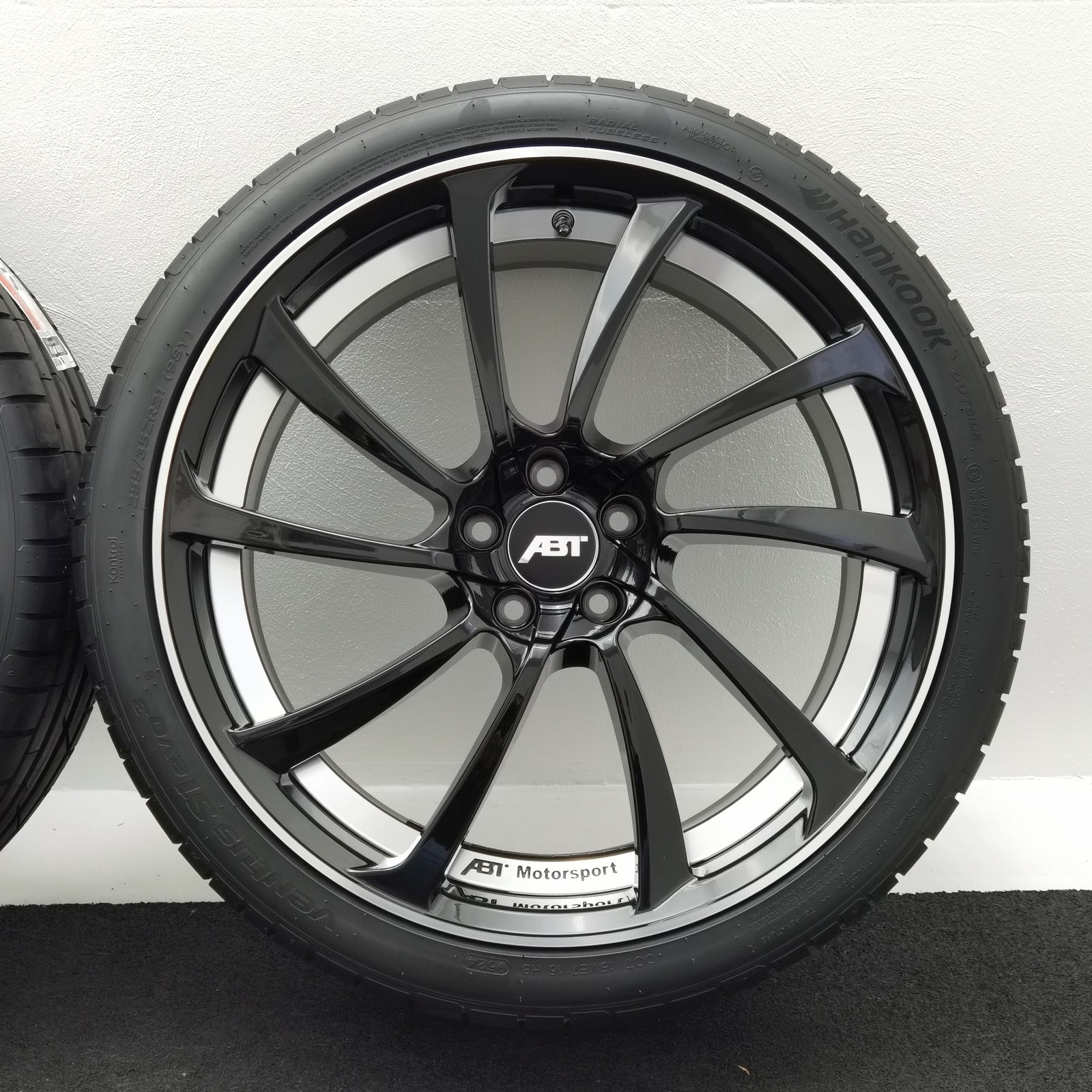 21 Zoll ABT Sportsline DR21 Glossy black, glanzgedreht Sommerräder / Hankook Ventus S1 evo3 255/35 R21 – Bild 6