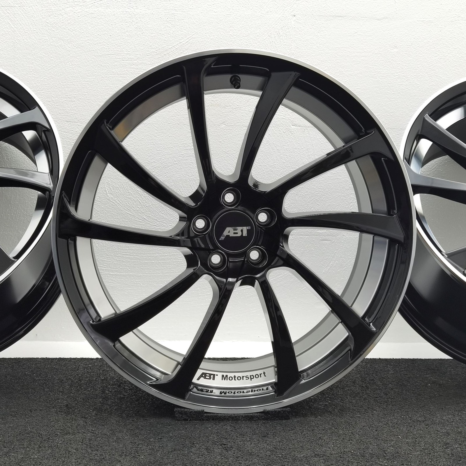 21 Zoll ABT Sportsline DR21 Glossy black, glanzgedreht Alufelgen – Bild 3