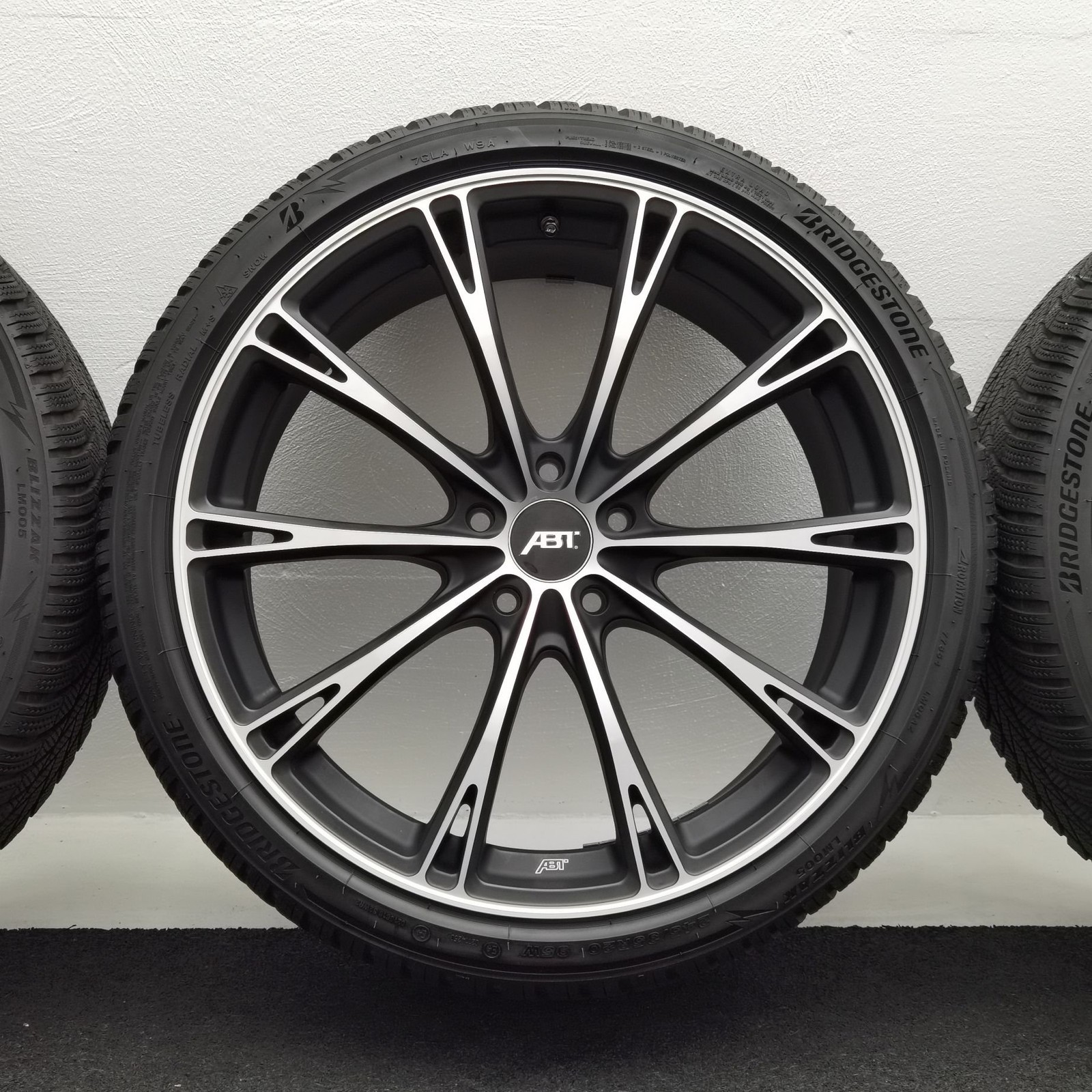 20 Zoll ABT Sportsline GR20 Matt black, glanzgedreht Winterräder / Bridgestone Blizzak LM005 245/35 R20 – Bild 5
