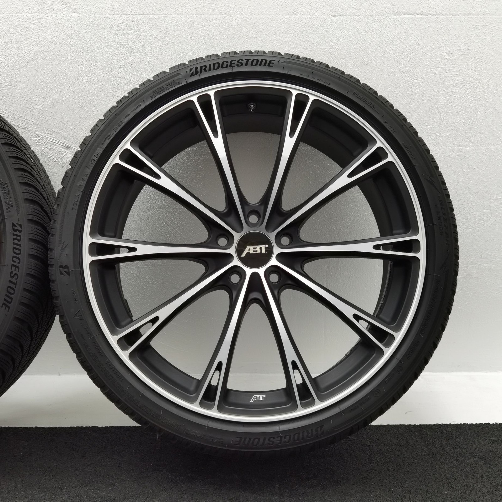 20 Zoll ABT Sportsline GR20 Matt black, glanzgedreht Winterräder / Bridgestone Blizzak LM005 245/35 R20 – Bild 8