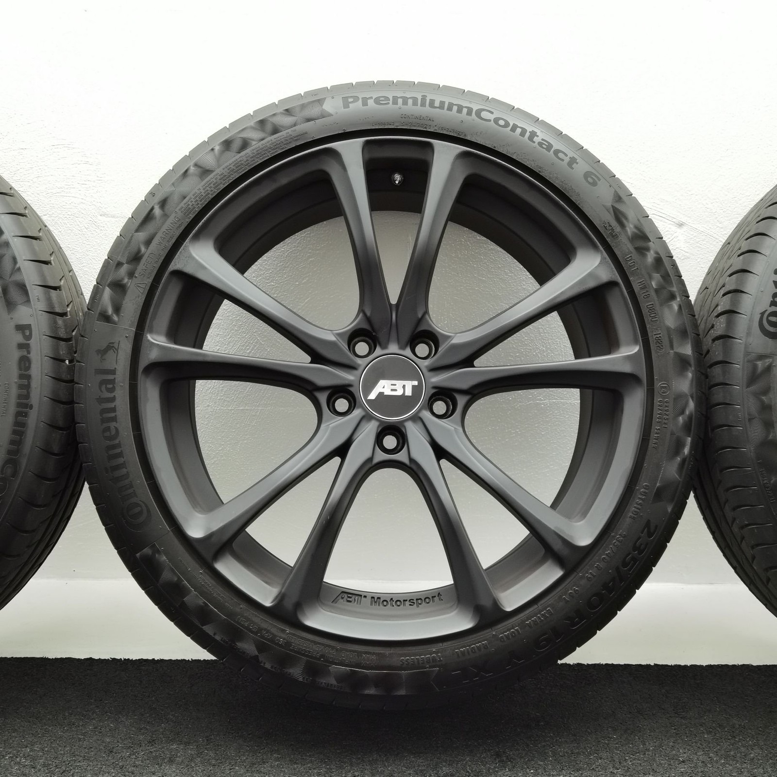 19 Zoll ABT Sportsline ER-C19 Matt black Sommerräder / Continental SportContact 6 235/40 R19 – Bild 5