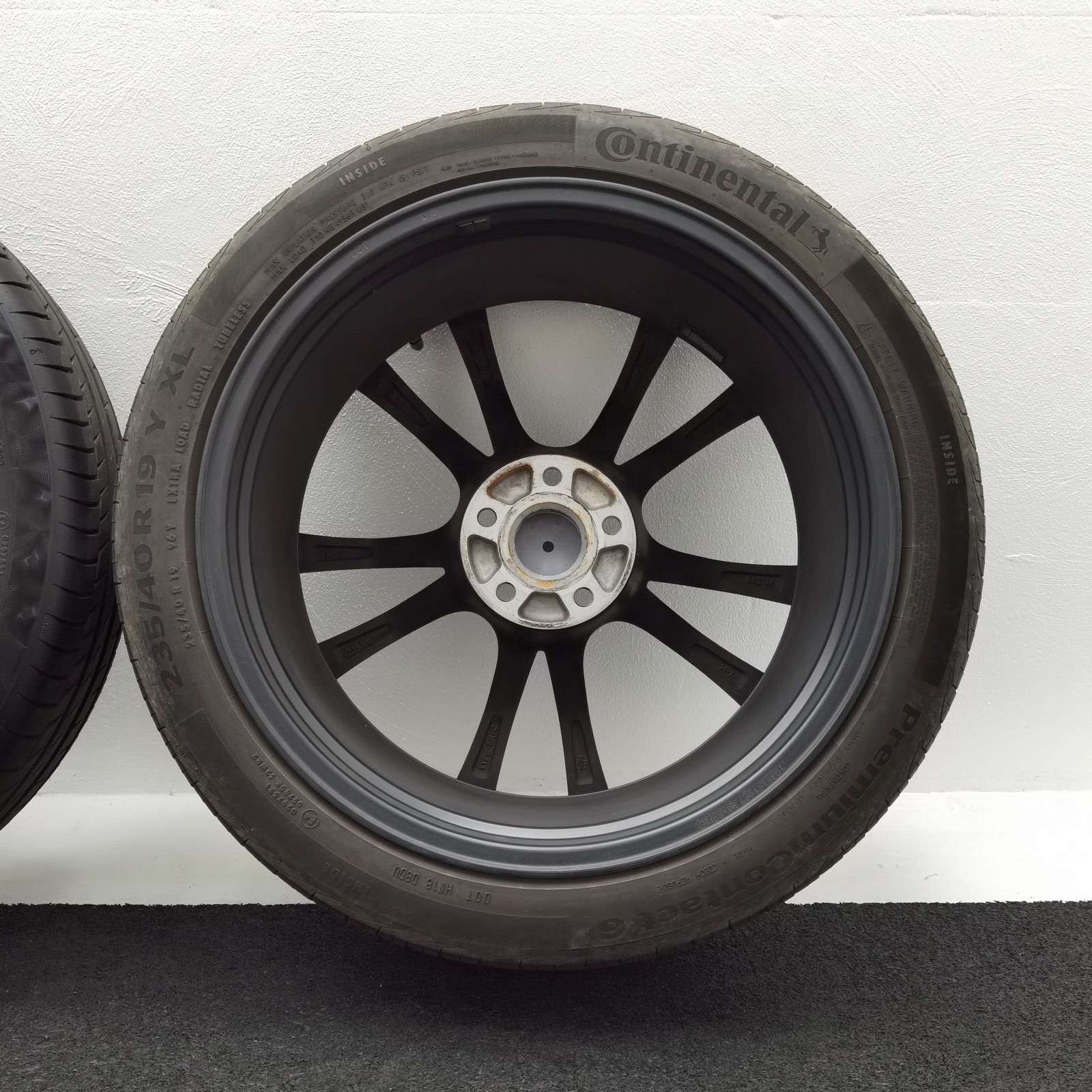 19 Zoll ABT Sportsline ER-C19 Matt black Sommerräder / Continental SportContact 6 235/40 R19 – Bild 8