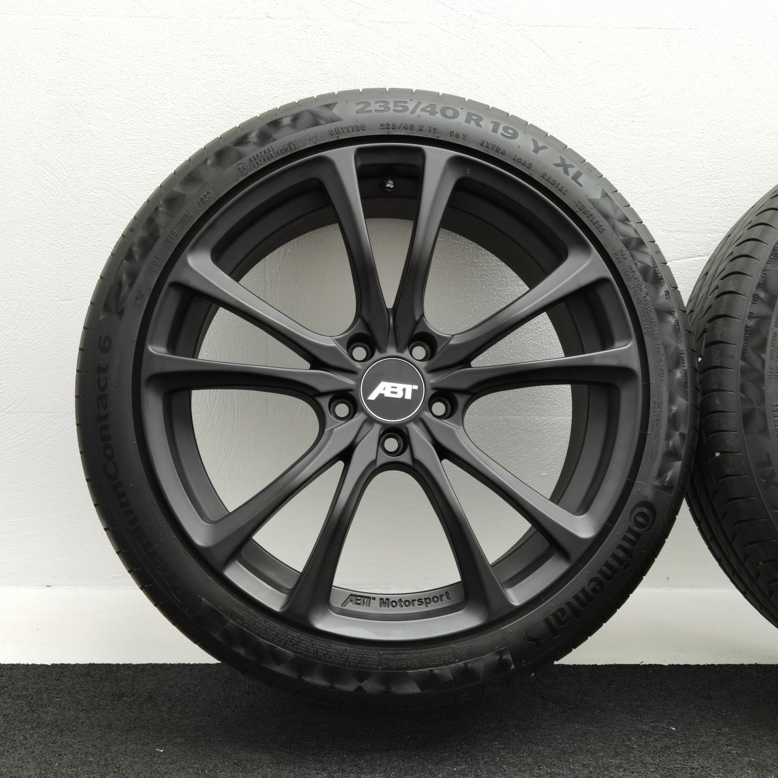 19 Zoll ABT Sportsline ER-C19 Matt black Sommerräder / Continental SportContact 6 235/40 R19 – Bild 3