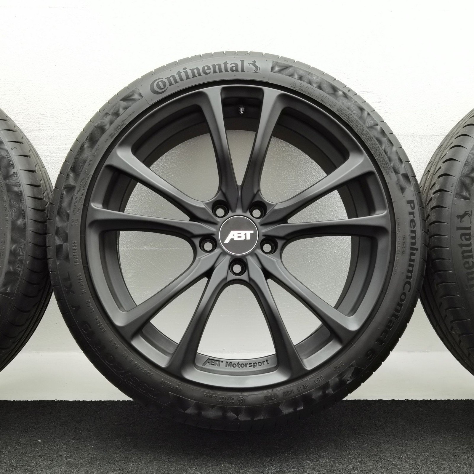 19 Zoll ABT Sportsline ER-C19 Matt black Sommerräder / Continental SportContact 6 235/40 R19 – Bild 4