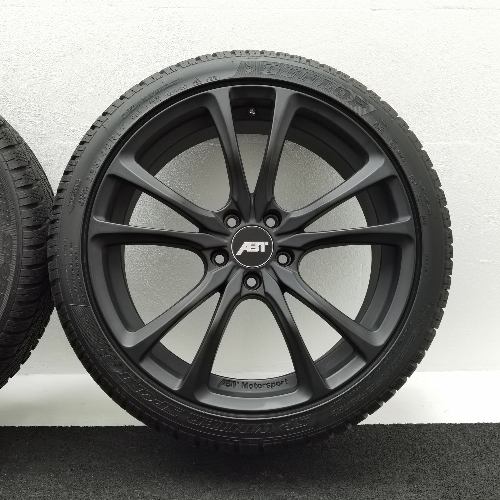 19 Zoll ABT Sportsline ER-C19 Matt black Winterräder / Dunlop SP Winter Sport 3D R01 235/40 R19 – Bild 7